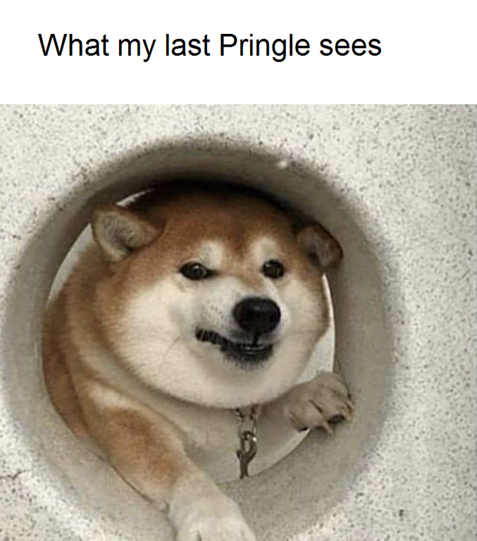 Last Pringle in the can